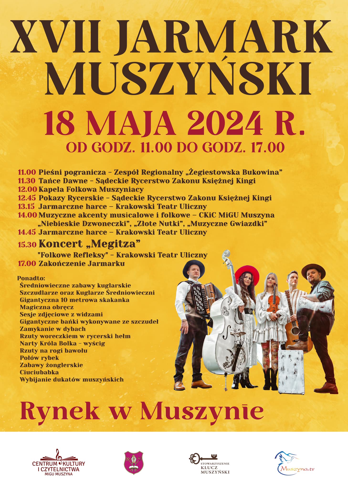 XVII Jarmark Muszyński oraz wystawa „Muszyńskie Jarmarki wczoraj i dziś”